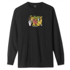 Camiseta Manga Larga HUF The Munchies Negra